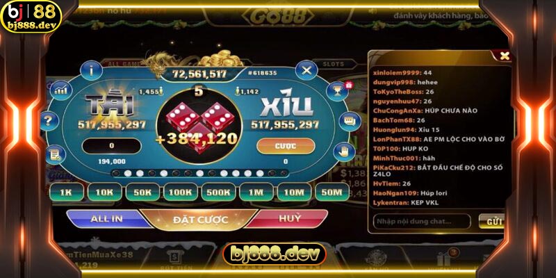 Game chơi có đa dạng các hình thức cược khác nhau